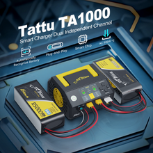 Tattu TA1000 G-Tech Dual-Channel Charger 25A*2 1000W For 1S-7S Drone Battery TA1000