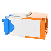 22-26 AWG Mini-Com RJ45 TG Style Cat6A 10Gig UTP Jack Module Polycarbonate CJ6X88TGOR-24 (Pack of 24)
