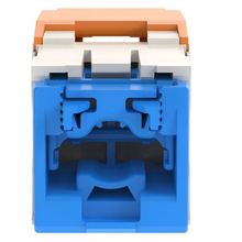 22-26 AWG Mini-Com RJ45 TG Style Cat6A 10Gig UTP Jack Module Polycarbonate CJ6X88TGOR-C (Pack of 100)