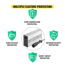 15Amp 48V Aluminum Alloy Arrow 3-Pin G29 Plug LED Indicator Golf Cart Battery Charger