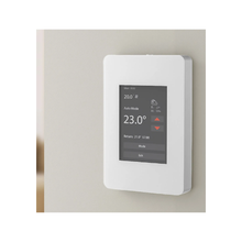 Home Heating Programmable Thermostat for Radiant Floors With Touch Operation No Wi-Fi Gray-White ET-7A (W)