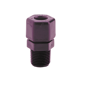 5/8" x 1/2" Male Connector Nitrile O-ring Polypropylene 302 Stainless Steel Gripper P10MC8 (Pack of 50)