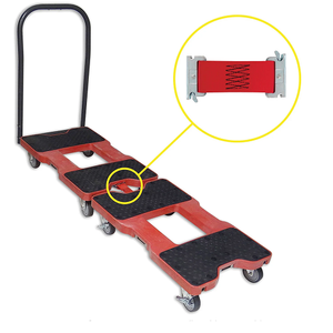 Snap-Loc Industrial Strength E-Track Red Dolly SL1500D4R