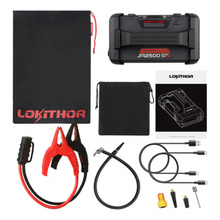Lokithor 12V 2500A LiFePO4 Jump Starter With 150PSI Air Inflator JA2500