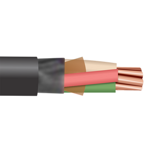 250' 2/5 Type W Multi-Conductor 2kV Portable Power Cable