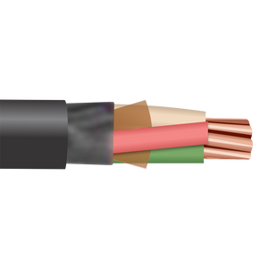 500' 4/0-3 Type W Multi-Conductor 2kV Portable Power Cable