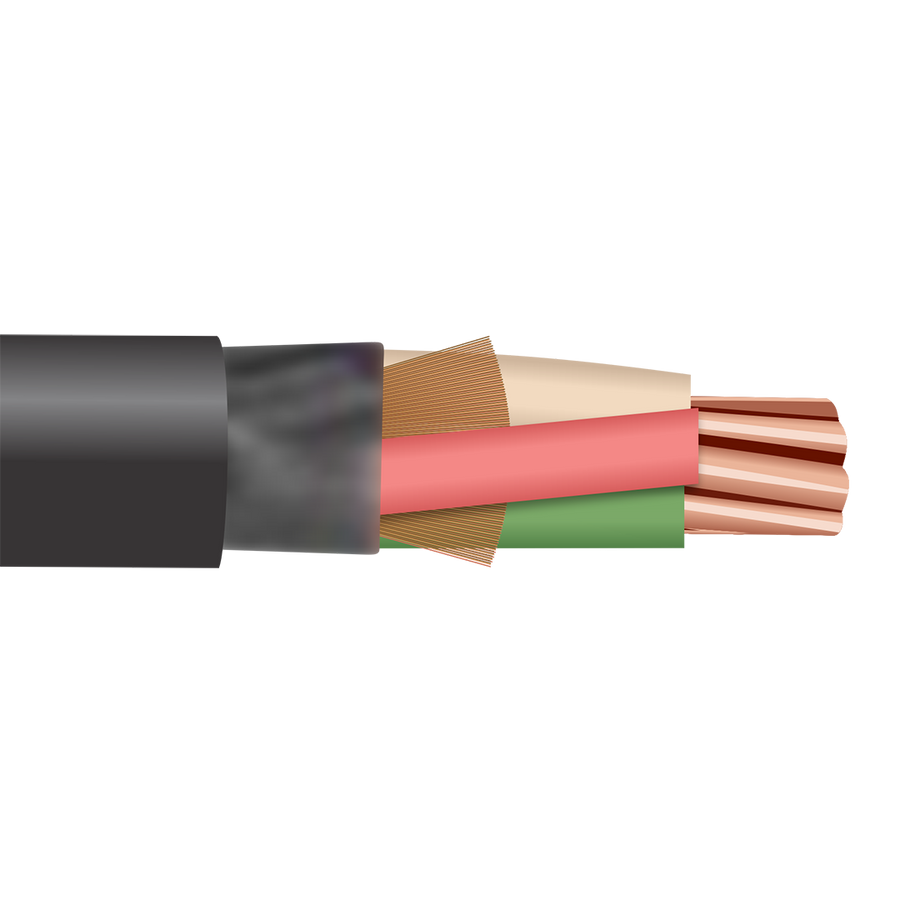 1000' 4/0-3 Type W Multi-Conductor 2kV Portable Power Cable