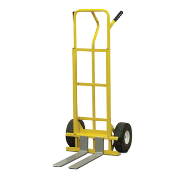 2 Wheel All-Terrain Pallet Fork Hand Truck Cart SLV0600HCF2Y