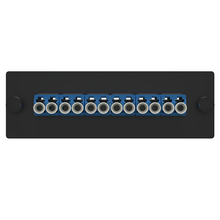 12 Port Opticom LC Fiber Adapter Panel Simplex OS1/OS2 FAP12WBULCZ