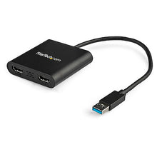 USB 3.0 to Dual HDMI Adapter - 1x 4K 30Hz & 1x 1080p - External Video