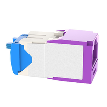 22-26 AWG Mini-Com RJ45 TG Style Cat6A 10Gig UTP Jack Module Polycarbonate CJ6X88TGVL-C (Pack of 100)