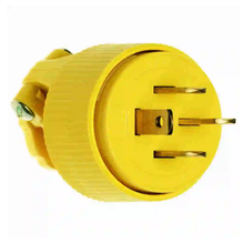 20A 125V Yellow Extra Heavy Duty Grade Plug 7251DF