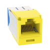 22-26 AWG Mini-Com RJ45 TG Style Cat6A 10Gig UTP Jack Module Polycarbonate CJ6X88TGYL-C (Pack of 100)