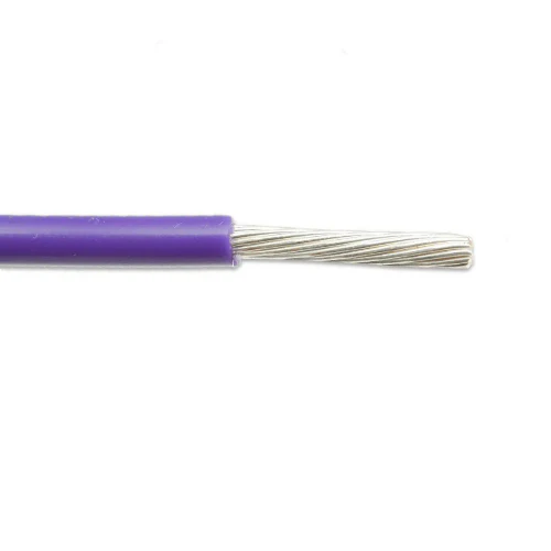 26 AWG 7 Stranded Unshielded M16878/17-BDB-07 Tinned Copper PVC Nylon Jacket 105C 600V Lead Wire Violet/purple