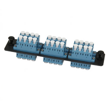 6-Port Single Mode Fiber Adapter Panel LC/UPC Quad Couplers FB24-4022LCC24