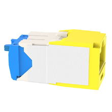 22-26 AWG Mini-Com RJ45 TG Style Cat6A 10Gig UTP Jack Module Polycarbonate CJ6X88TGYL-24 (Pack of 24)