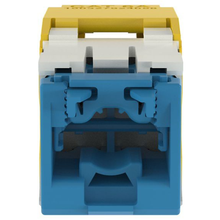 22-26 AWG Mini-Com RJ45 TG Style Cat6A 10Gig UTP Jack Module Polycarbonate CJ6X88TGYL-24 (Pack of 24)