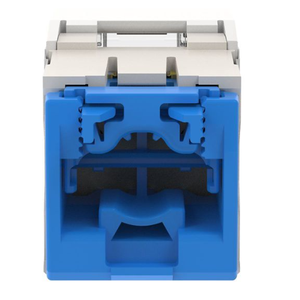 Mini-Com Cat6A Shuttered Jack Module RJ45 TG Style