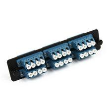 6-Port Single Mode Fiber Adapter Panel LC/UPC Quad Couplers FB24-4022LCC24