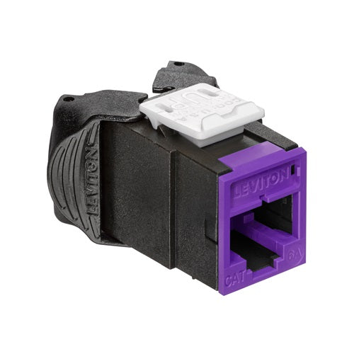 Cat 6A UTP QUICKPORT Jack Purple 6AUJK-RP6