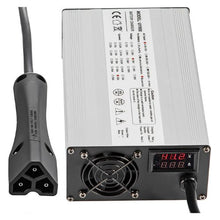 15Amp 48V Aluminum Alloy Triangle 3-Pin RXV Plug LED Indicator Golf Cart Battery Charger