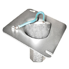 4" Inch Square Swivel Fixture Hanger With 1/2" Inch Pipe Ground Wire GSC-5075 (Pack of 13)