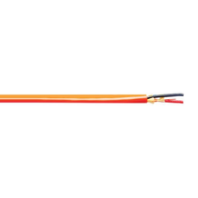 Indoor/Outdoor 12 Gauge Hybrid Series Ultra Fox 900µm Tight Buffer 2 Fiber 2 Copper PVC Black Riser Cable CX004DCQF9KRI2