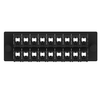 18 Port Opticom MPO Fiber Optic Adapter Panel FAP Horizontal FAPH1812BLMPO