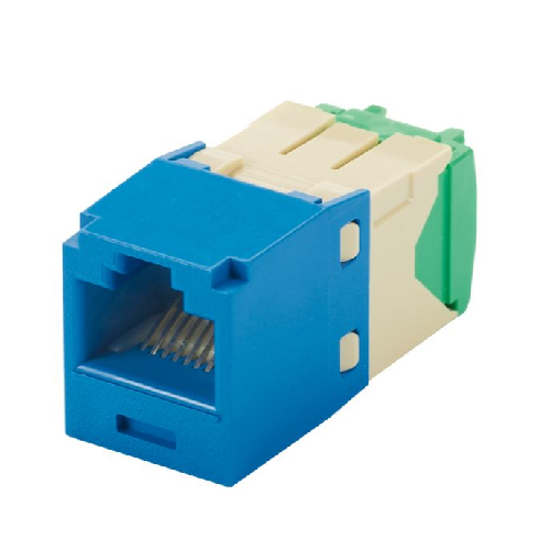 1 Port 28-30 AWG Mini-Com Cat6 Plus Jack Module TG Style UTP RJ45 CJT688TGBU