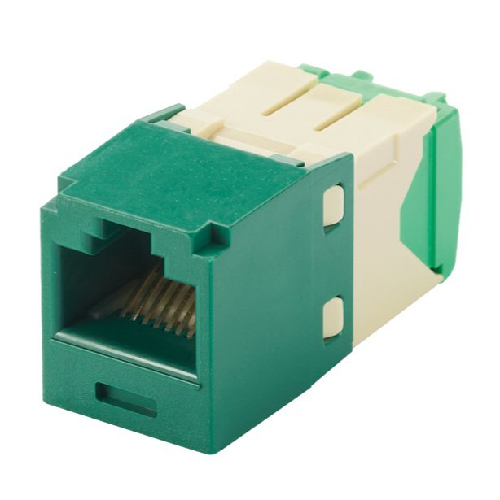1 Port 28-30 AWG Mini-Com Cat6 Plus Jack Module TG Style UTP RJ45 CJT688TGGR
