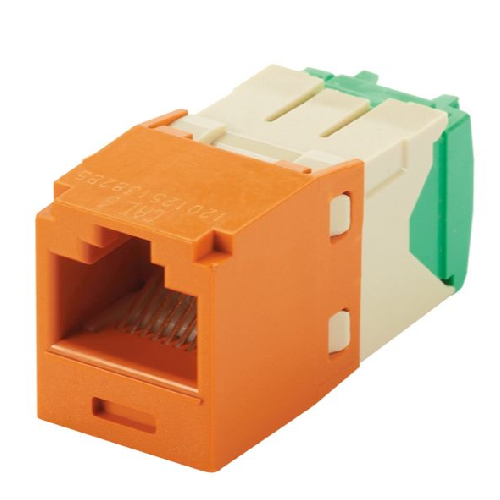 1 Port 28-30 AWG Mini-Com Cat6 Plus Jack Module TG Style UTP RJ45 CJT688TGOR
