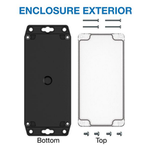 Plastic Box Enclosure For Wall/surface Mount With Flang Watertight RBF63P06C28B