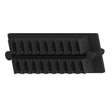 18 Port Opticom MPO Fiber Optic Adapter Panel FAP Horizontal FAPH1812BLMPO