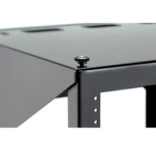 19" Wall Mount Swing Rack Black SR318