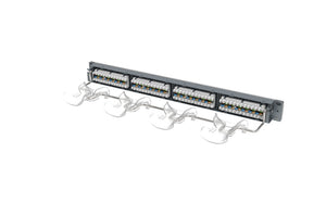 Commscope SYSTIMAX 360™ GigaSPEED XL® 1100GS3 Evolve Category 6 U/UTP Patch Panel, 24 port 360-IPR-1100-E-GS3-1U-24 - 760152561