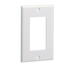 1 Port Surface Raceway Single Gang Screw-on Faceplate ABS CPGIW