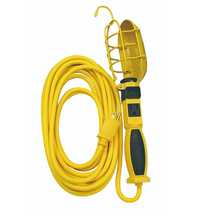 25 Ft 16/3" SJEOW Metal Shield Yellow Trouble Light 58578802SW (Pack of 3)