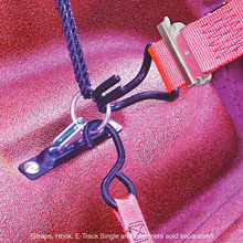 E-Track O-Ring Multi-Purpose Tie-Down For Hook-Straps/Rope/Cable SLAEARI2 (Pack of 2)
