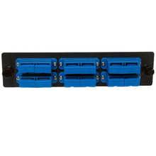 6-Port Single Mode Fiber Adapter Panel SC Duplex Couplers FB24-4016SCC12