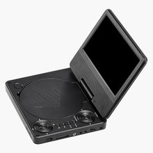 Portable DVD Player 4 Hours Built-in Rechargeable Battery AC Power Adapter Remote Control Dual Speakers Remote Control