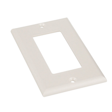 1 Port Surface Raceway Single Gang Screw-on Faceplate ABS CPGIW