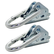 E-Track Snap-Hook Carabiner Tie-Down for Hook-Straps/Rope/Cable SLAEASHI2 (Pack of 2)