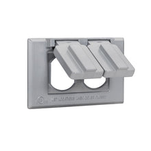 One Gang Duplex Horizontal Weatherproof Cover (Pack of 50)
