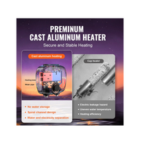 Calentador de agua instantáneo digital compacto 24/7 para lavabo y ducha KFU70