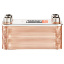 Efficient Copper-Brazed 50 Plate Heat Exchanger for Hydronic Circulation Snow Melting and Heat Recovery Systems