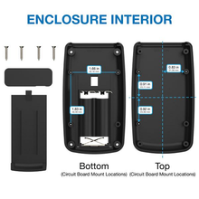 Easy Install AAA Battery With Circuit Storage Black Box Hand Held Enclosure H45AAABK