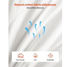 2 Pack Queen Bed Pillows Fluffy Down Alternative Sleeping Pillows (White)