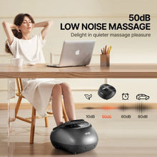 Foot Massager with Heat Shiatsu Kneading Compression Fits Men’s Size 12