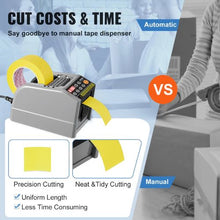 Automatic Tape Dispenser Electric Tape Cutter Packaging Machine 6-60mm Tape Width