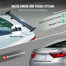 GT Wing Car Spoiler 43.3" Single Deck Adjustable Aluminum Rear Wing (Racing Black)